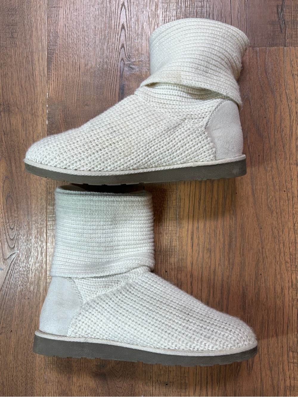 SO Sweater Boots Sparkle White Women's